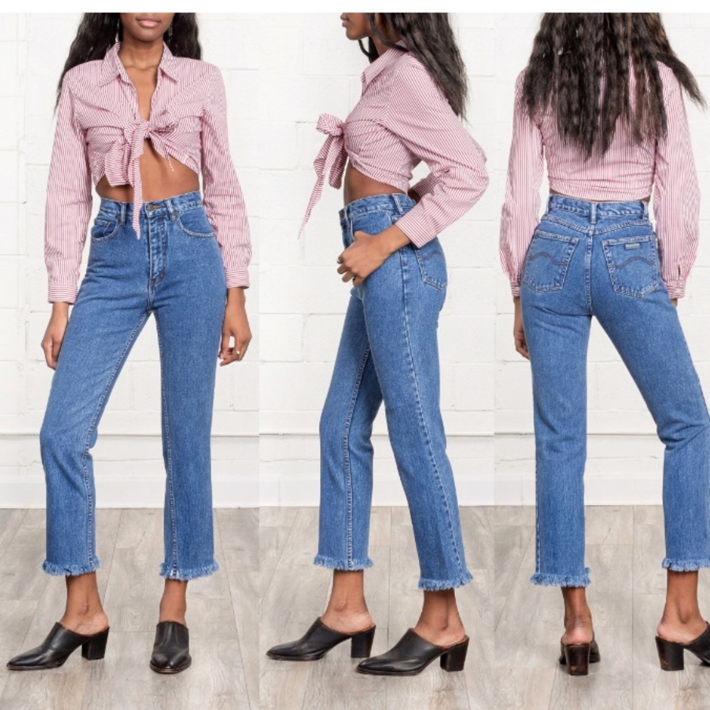 Levi’s 718 Orange Tag Straight Leg Jeans